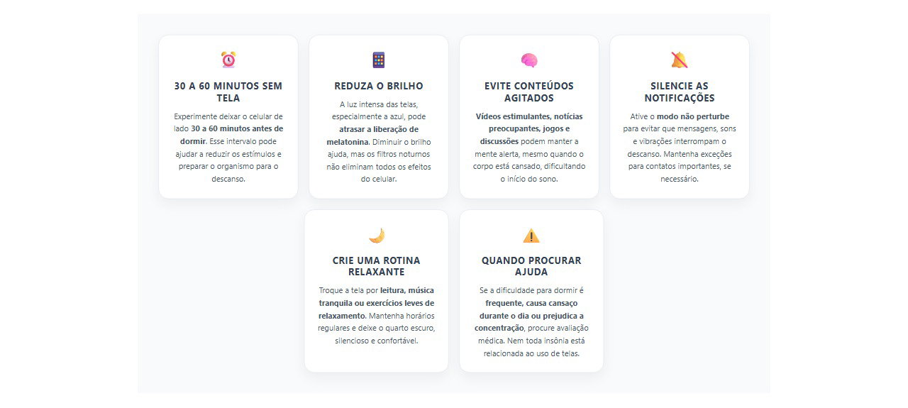 Celular antes de dormir: 6 hábitos para evitar que a tela prejudique seu sono
