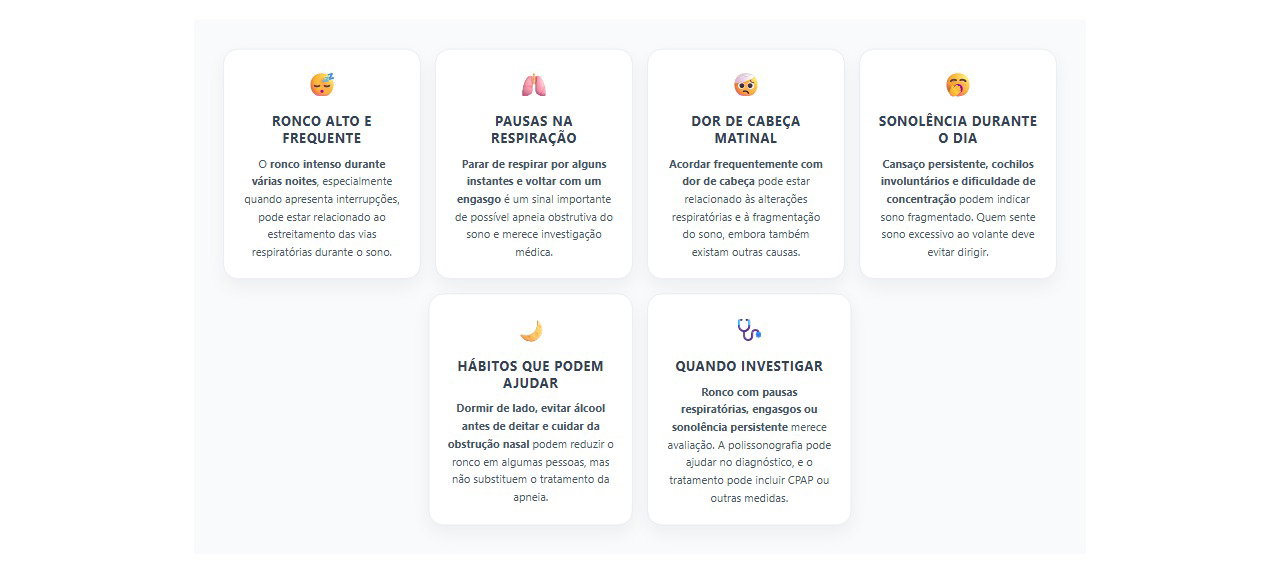Ronco alto e dor de cabeça ao acordar: 6 sinais que podem indicar apneia do sono