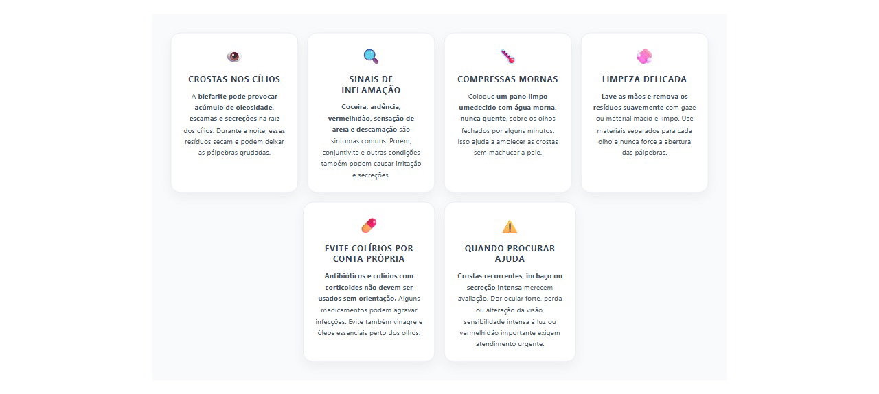 Pálpebras grudadas ao acordar: 6 sinais e cuidados para aliviar a blefarite