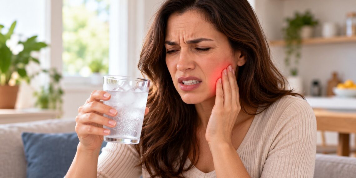 Sentir uma fisgada no dente ao tomar água gelada pode indicar sensibilidade dentária, desgaste do esmalte ou outros problemas odontológicos.