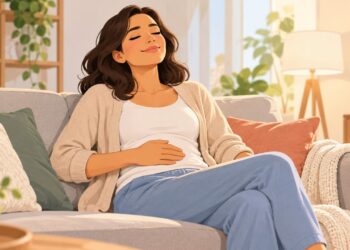 A dor abdominal pode diminuir após a evacuação devido à redução da pressão e do desconforto intestinal.