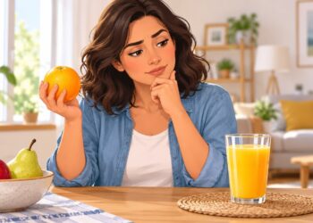 A fruta inteira costuma ser mais vantajosa para quem tem diabetes por oferecer fibras e maior saciedade.
