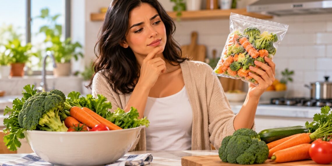 Legumes frescos e congelados podem oferecer nutrientes importantes e fazer parte de uma alimentação saudável.