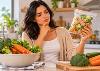 Legumes frescos e congelados podem oferecer nutrientes importantes e fazer parte de uma alimentação saudável.