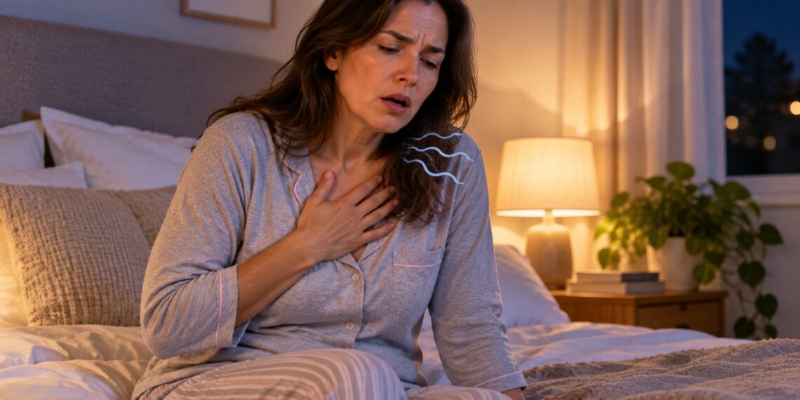 O chiado no peito durante a noite pode estar relacionado à asma, especialmente quando acompanha tosse e falta de ar.