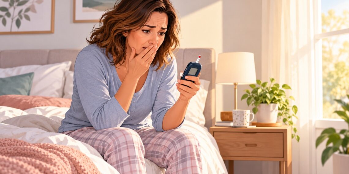 A glicose pode estar elevada ao acordar mesmo após várias horas de jejum devido às mudanças hormonais da madrugada.