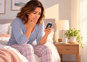 A glicose pode estar elevada ao acordar mesmo após várias horas de jejum devido às mudanças hormonais da madrugada.