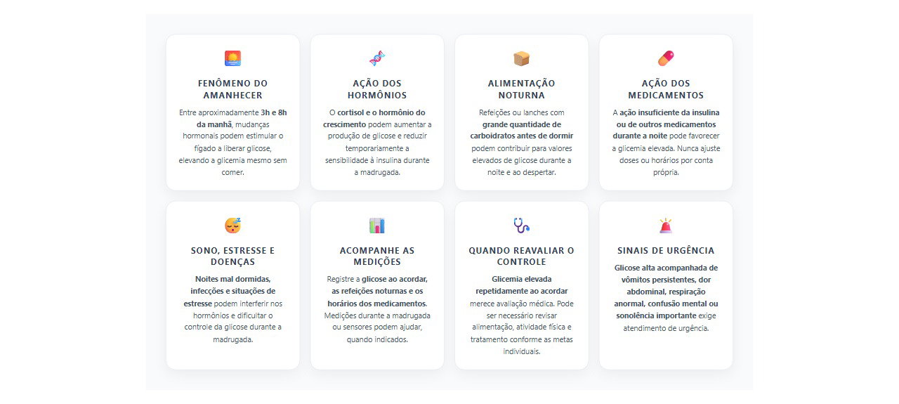 Glicose alta ao acordar: 8 causas, sinais e cuidados para entender a alteração