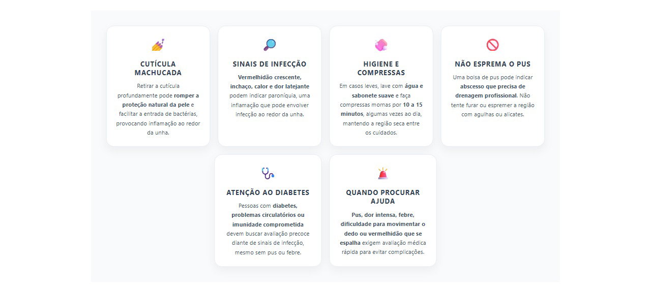 Cutícula inflamada após a manicure: 6 sinais e cuidados para evitar complicações