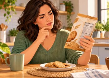 Biscoitos sem açúcar ainda podem conter carboidratos provenientes de farinhas e amidos, tornando importante conferir o rótulo.