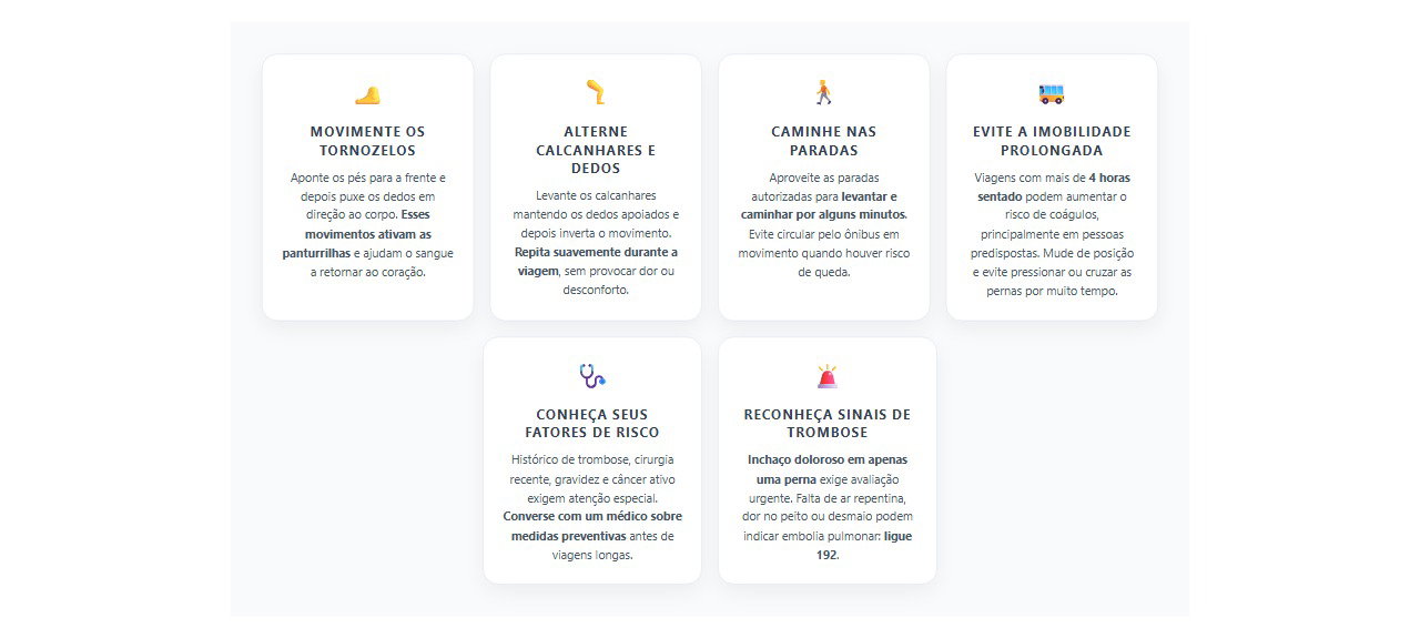Viagem longa de ônibus: 6 cuidados para melhorar a circulação e reduzir riscos