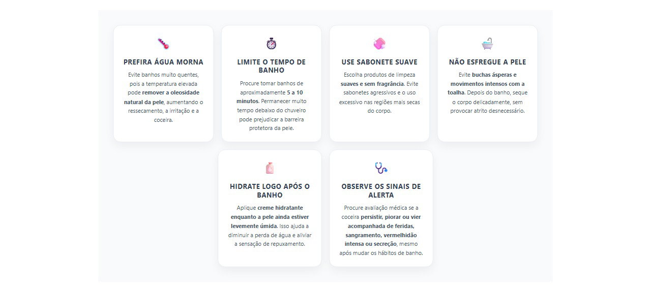 Coceira depois do banho: 6 cuidados para evitar o ressecamento da pele