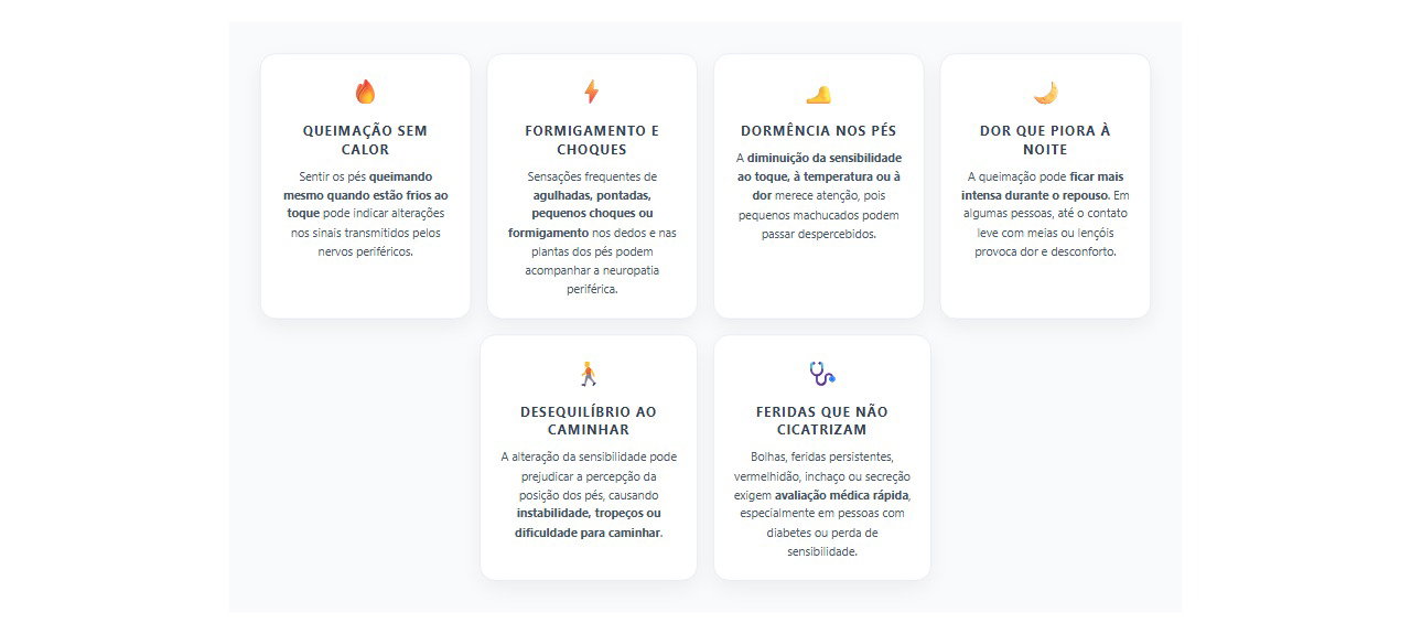 Queimação nos pés à noite: 6 sinais de que os nervos podem estar comprometidos