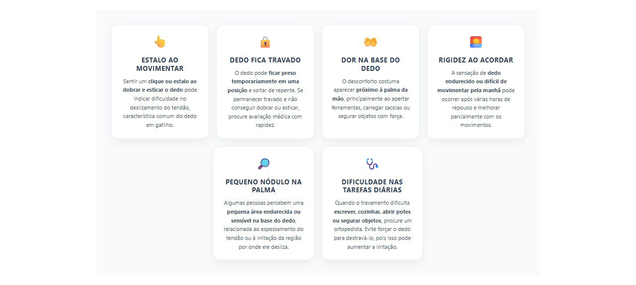 Dedo em gatilho: 6 sinais de que o travamento precisa de atenção