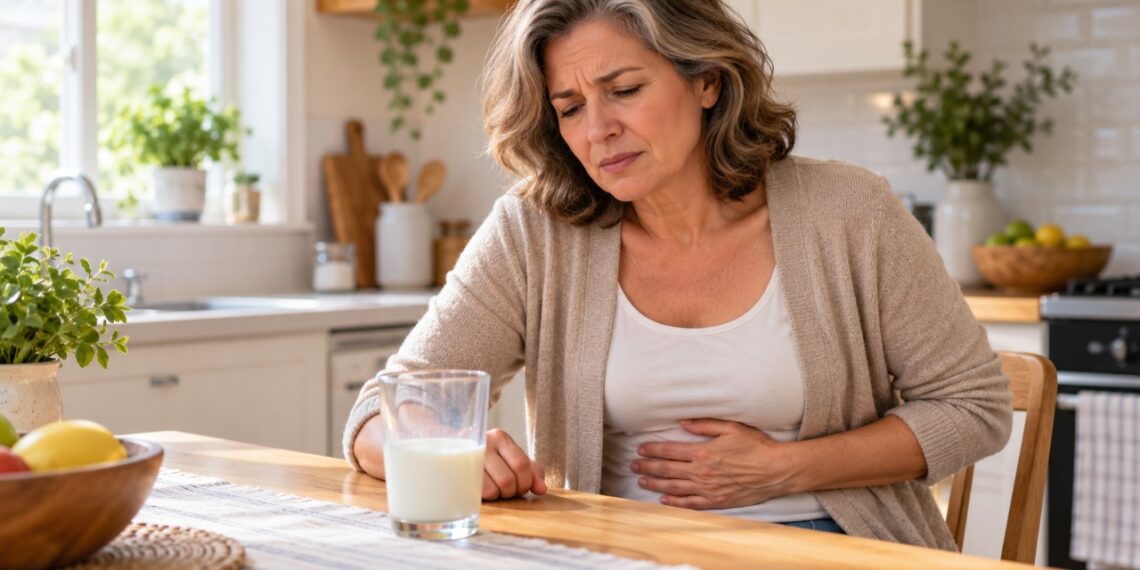 Diarreia, cólicas e gases após consumir leite podem estar relacionados à intolerância à lactose.