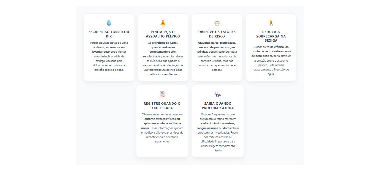 Perder xixi ao tossir ou rir: 6 causas e cuidados para melhorar o controle da bexiga