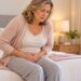 O ressecamento vaginal após a menopausa pode provocar dor e ardência durante a relação sexual.
