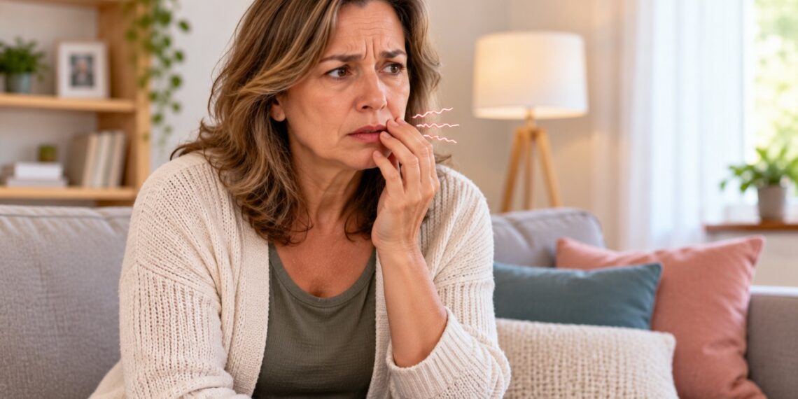 O formigamento nos lábios durante a ansiedade pode estar relacionado à respiração acelerada e à hiperventilação.