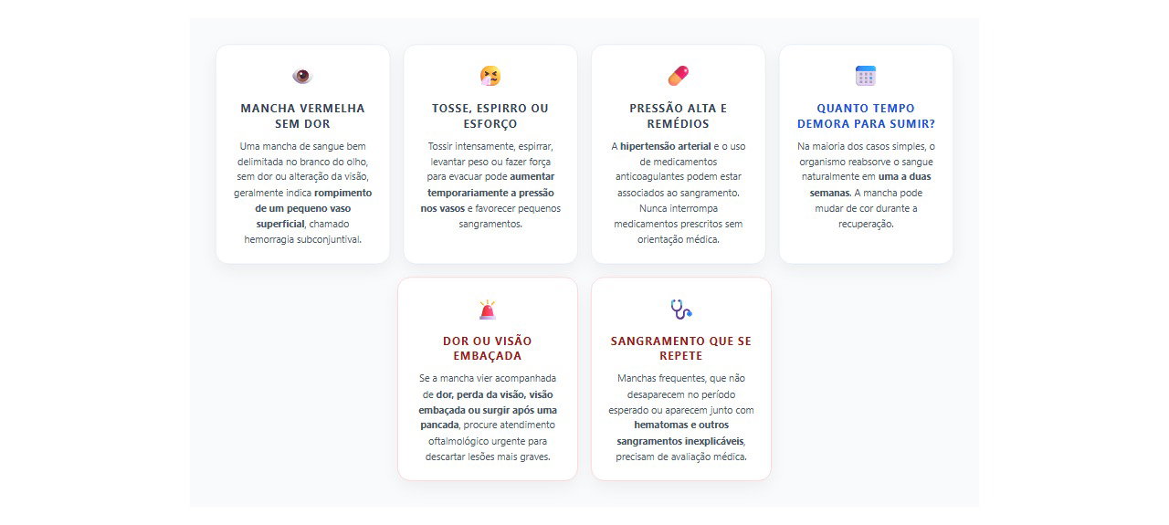 Sangue no branco do olho: 6 causas e sinais de alerta que você precisa conhecer