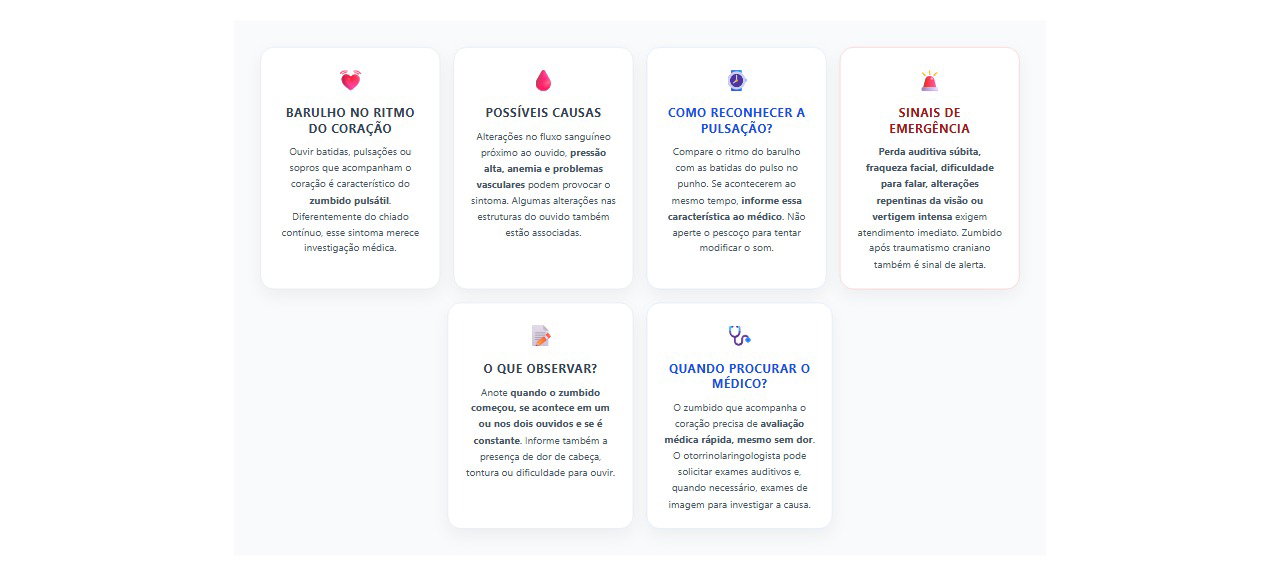 Zumbido que acompanha o coração: 6 sinais e cuidados que você precisa conhecer