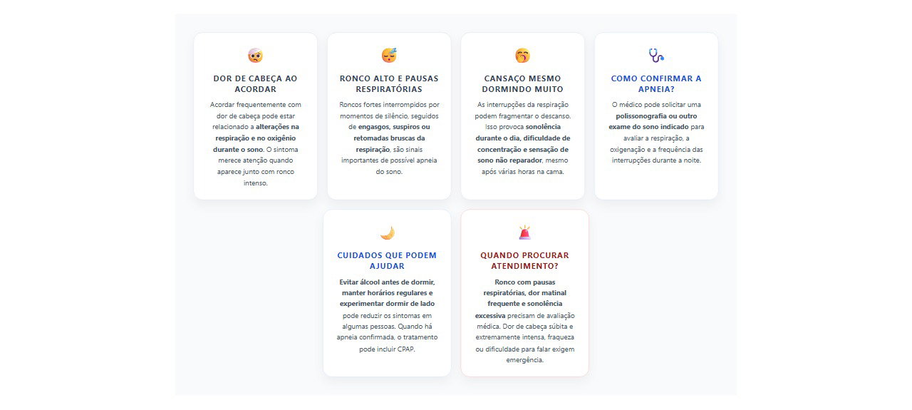 Dor de cabeça ao acordar e ronco alto: 6 sinais de alerta para apneia do sono