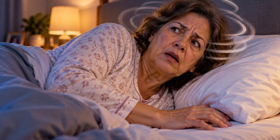 Sentir que o quarto gira ao virar de lado na cama pode ser um sinal de vertigem posicional, relacionada ao equilíbrio do ouvido interno.