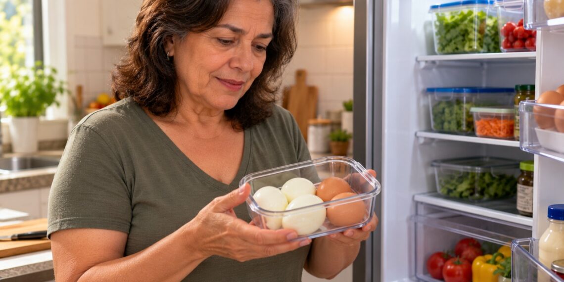 Ovos cozidos podem ser conservados na geladeira por até sete dias, desde que sejam refrigerados corretamente após o preparo.