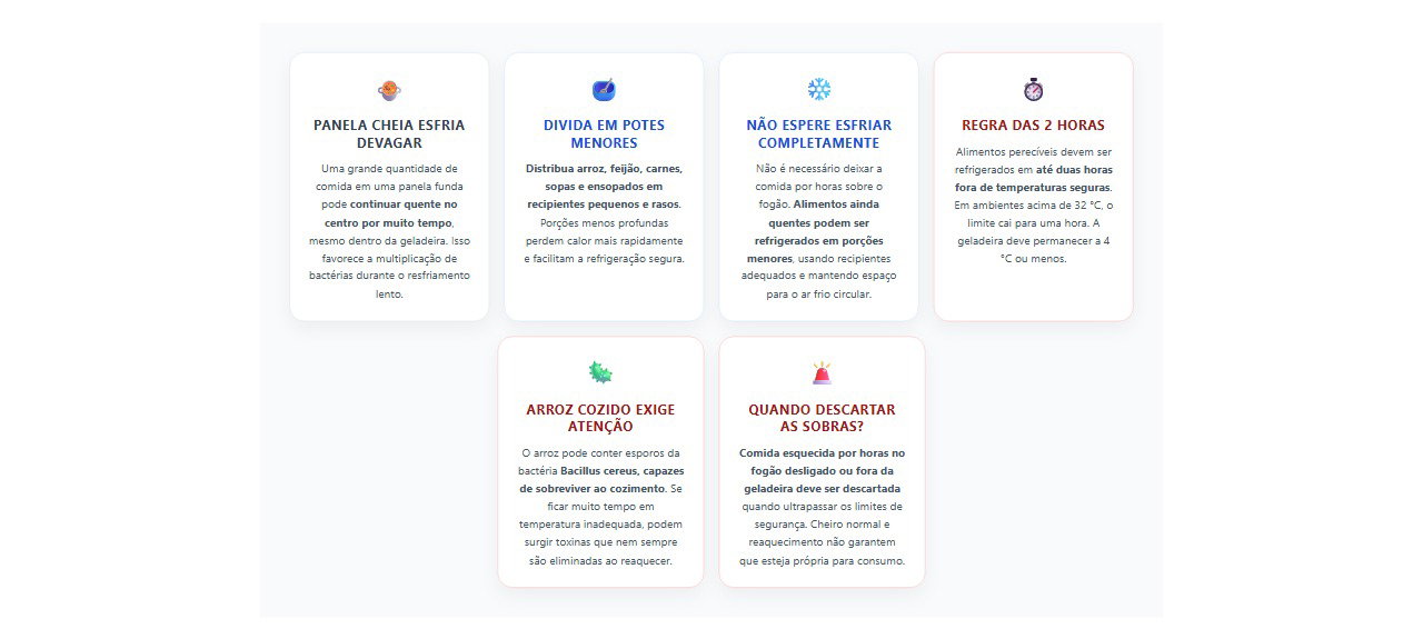 Panela grande na geladeira: 6 cuidados para resfriar as sobras e evitar bactérias