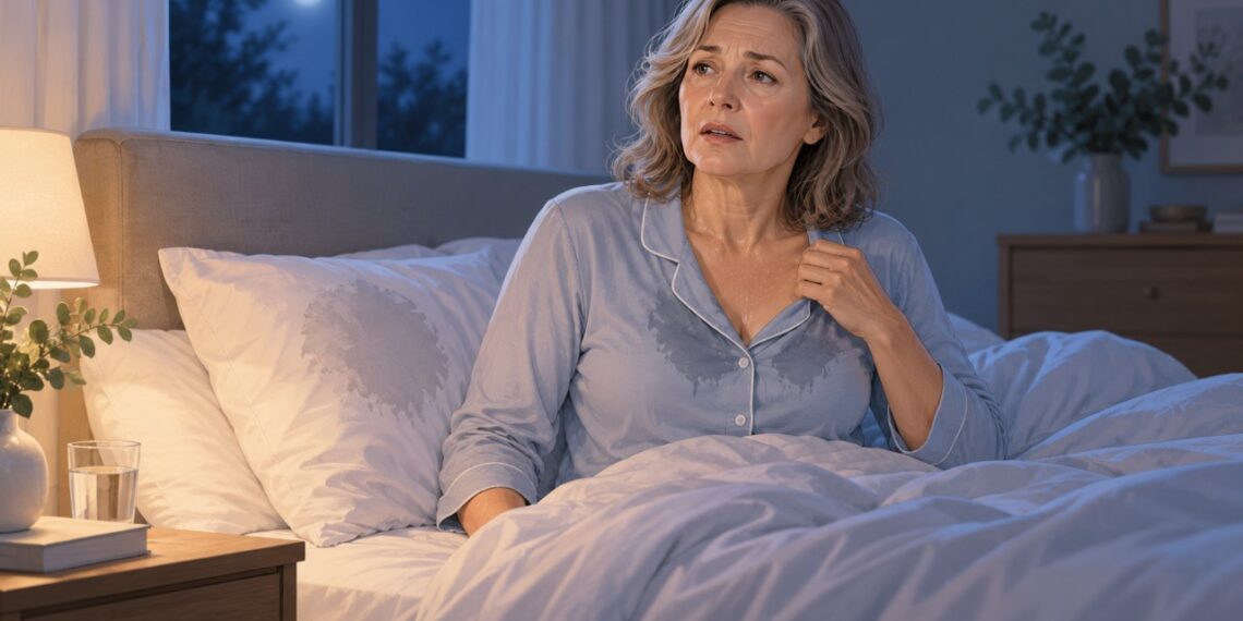 Acordar com o pijama e os lençóis molhados de suor, mesmo em noites frescas, pode indicar causas além do calor.