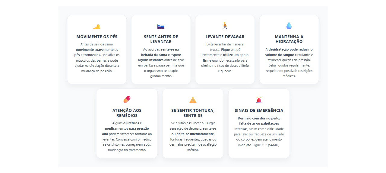 7 cuidados para evitar tontura e queda de pressão ao levantar da cama