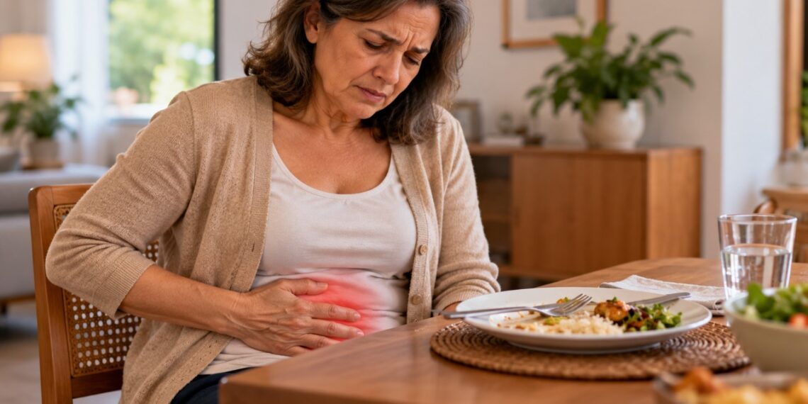 Dor na barriga depois de comer que melhora ao evacuar pode estar relacionada à sensibilidade e aos movimentos do intestino.