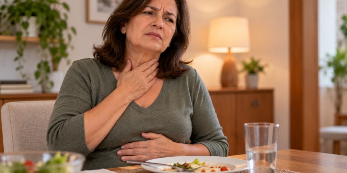 Gosto azedo na boca depois das refeições pode indicar refluxo gastroesofágico, mesmo quando não existe azia.