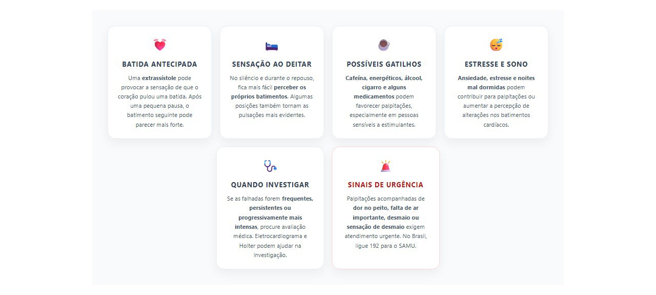 Coração falhando ao deitar: 6 sinais que merecem atenção
