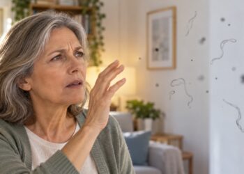 Pontos pretos que aparecem repentinamente na visão, especialmente com flashes luminosos, podem indicar problemas na retina.
