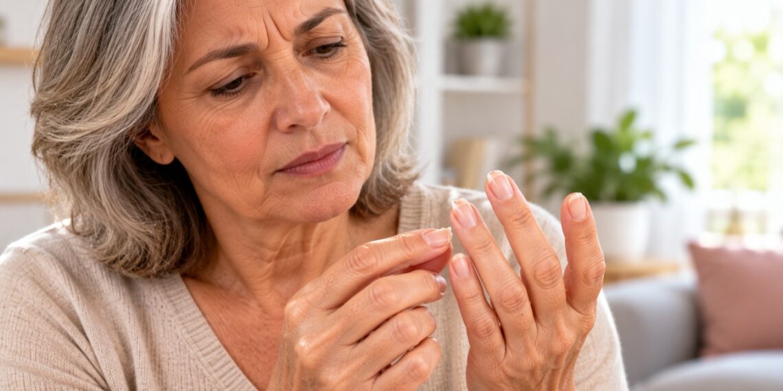 Unhas quebradiças depois dos 50 anos podem estar relacionadas ao envelhecimento, ao ressecamento e aos hábitos diários.