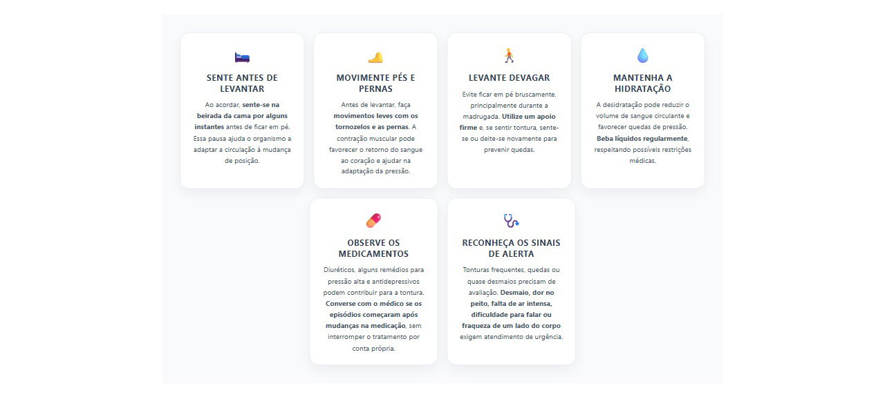 Tontura ao levantar da cama: 6 cuidados para evitar quedas de pressão e acidentes