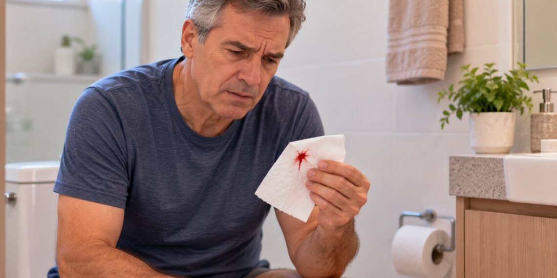 Encontrar sangue no papel higiênico pode indicar hemorroidas ou fissuras, mas outras causas de sangramento também precisam ser consideradas.