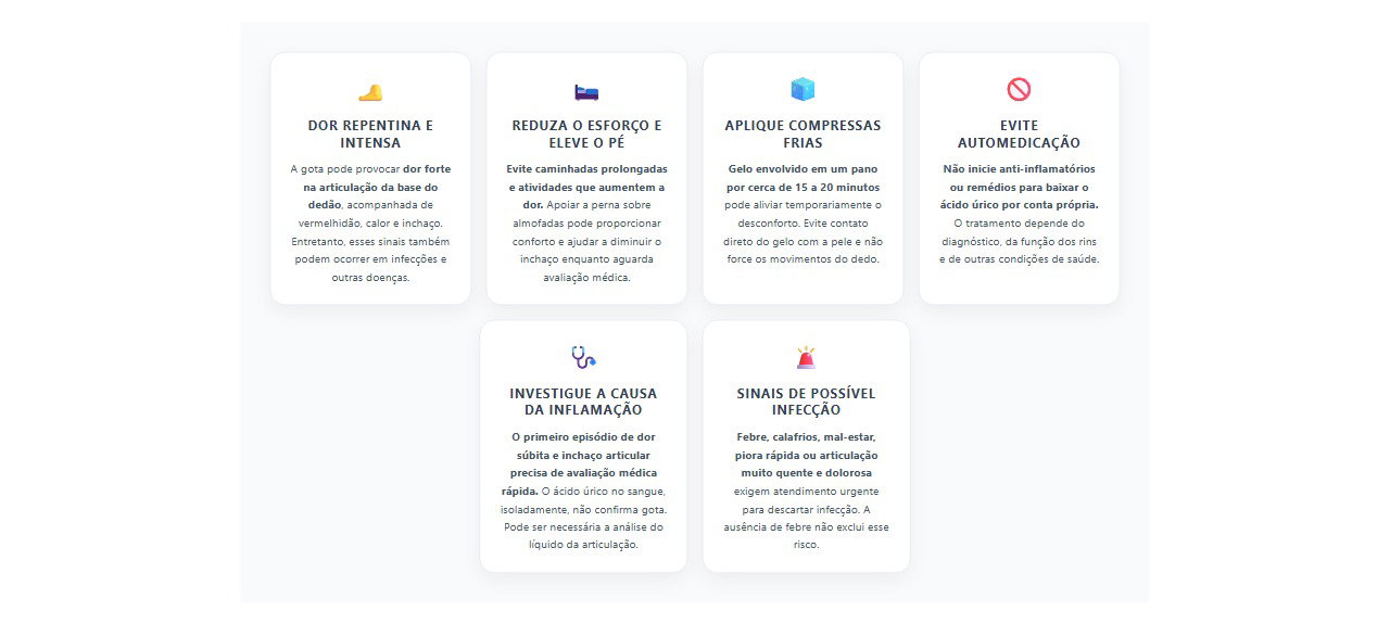 Dedão do pé vermelho e dolorido: 6 sinais e cuidados para reconhecer uma possível crise de gota