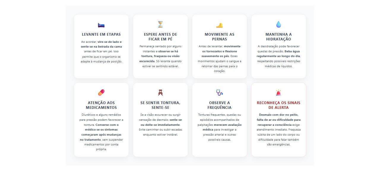 Como levantar da cama sem tontura e evitar quedas de pressão