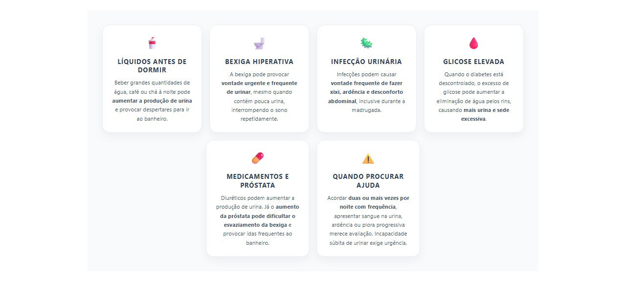 6 motivos para acordar fazendo xixi à noite e quando se preocupar