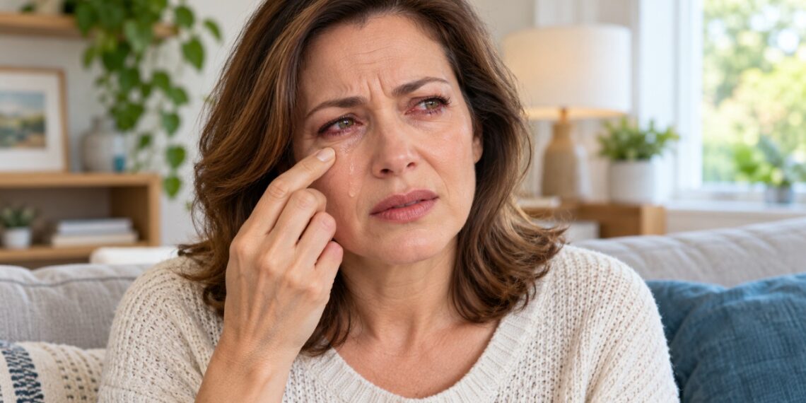 Olhos lacrimejando constantemente podem estar relacionados ao ressecamento ocular, que estimula a produção reflexa de lágrimas.