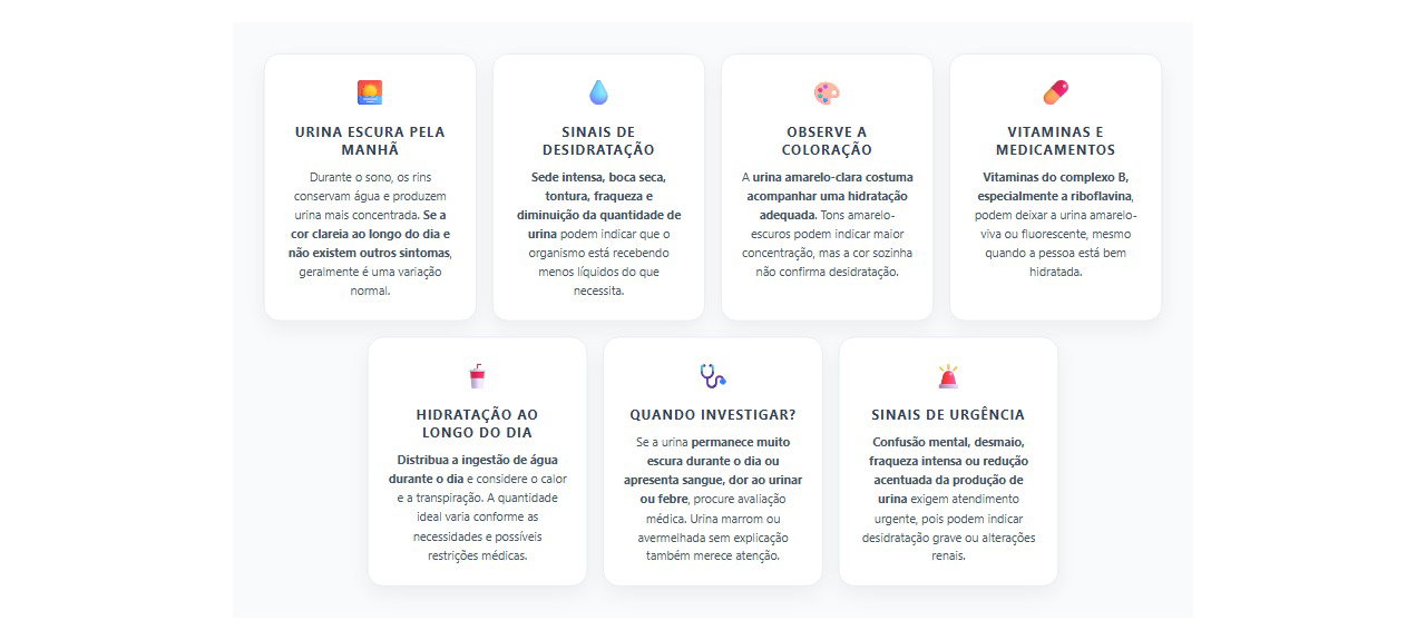 Urina muito amarela ao acordar: 7 sinais para diferenciar a concentração normal da desidratação