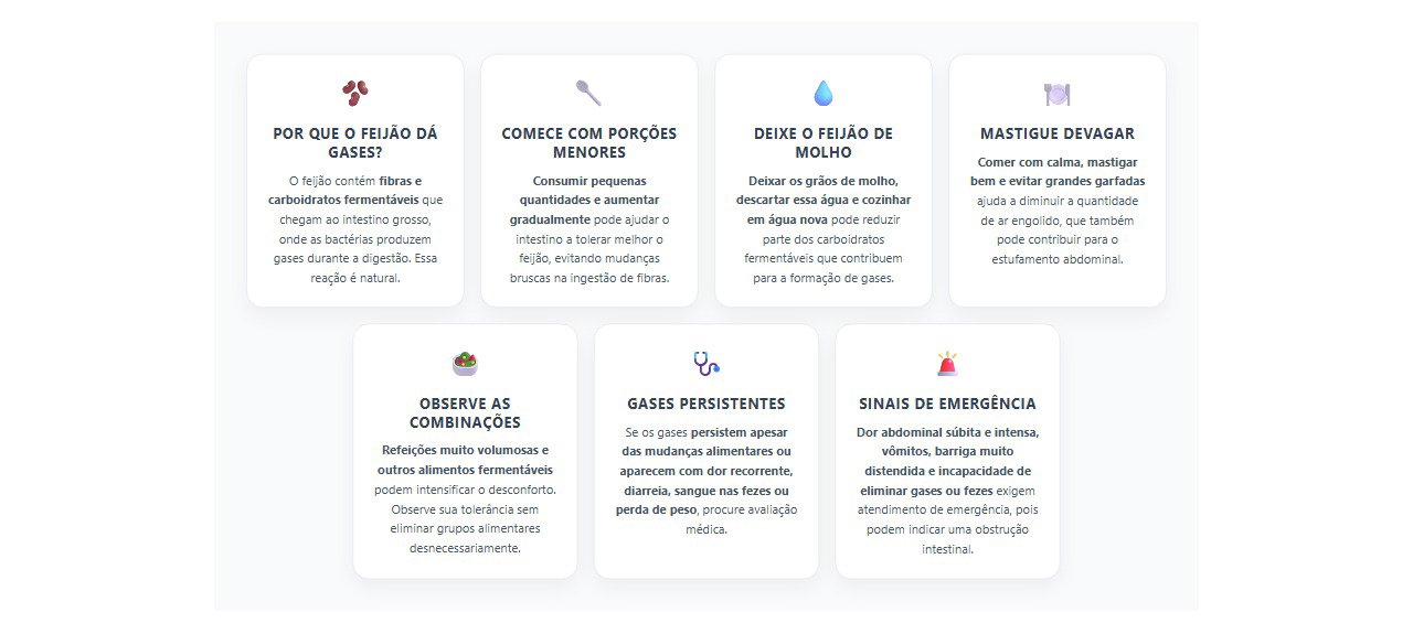 Gases depois de comer feijão: 7 cuidados para diminuir o estufamento sem retirar o alimento da dieta