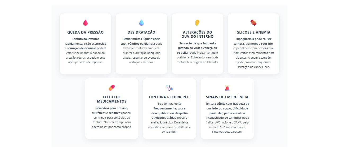 Tontura frequente: 7 causas e sinais que mostram quando o problema pode não ser labirintite