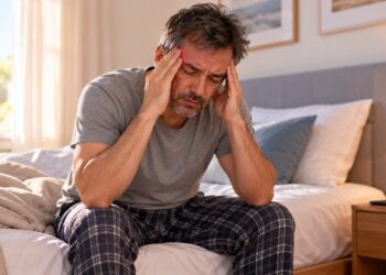 Acordar com dor de cabeça e muito sono pode indicar noites mal dormidas e, em alguns casos, alterações respiratórias como a apneia do sono.