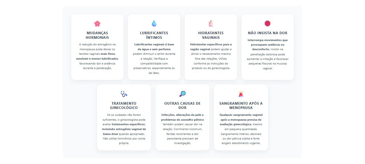 Dor e ardência na relação após os 50: 7 cuidados para aliviar o desconforto da menopausa