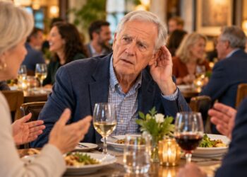 A dificuldade para entender conversas em restaurantes barulhentos pode ser um dos primeiros sinais de perda auditiva.