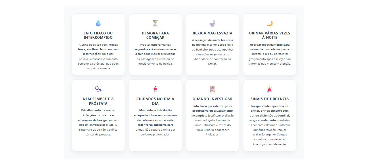 Jato urinário fraco: 8 sinais, possíveis causas e cuidados com a próstata