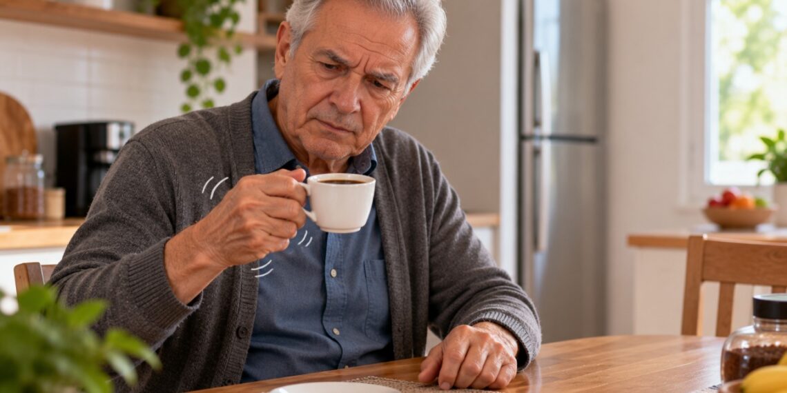 O tremor nas mãos ao segurar uma xícara pode estar relacionado ao tremor essencial ou a fatores como estresse e consumo de cafeína.