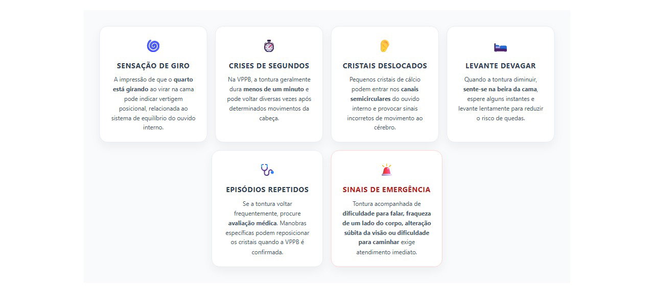 Tontura ao virar na cama: 6 sinais e cuidados que você precisa conhecer